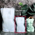 Haicheng Shop Küçük 04 Stili 3D Çekici Insan Vücudu Silikon Mum Kalıbı Dıy Portre Aromatik Mum Yapımı Alçı Sabun Reçine Kalıp Hediyeler Ev Dekor Zanaat (Yurt Dışından) - Renkli