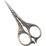 Haicheng Shop Lacivert Tarzı Avrupa Retro Oyma Terzilik Veya Dikiş Makası Antika Eski Paslanmaz Çelik Veya Terzi Iğne Oyaları (Yurt Dışından) - Renkli