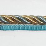 Haicheng Shop Mavi Stil 1 M Örgülü Makrome Kordon Trim Bandı Ev Dekorasyon Trim Dikiş Dantel G Kavisli Yastık Kanat Altın Halat Giyim Aksesuarları (Yurt Dışından) - Renkli - No: 1