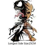 Haicheng Shop MW0914 Stili Marvel Tree Man Groot Yamalar Giyim Yama Için Isı Transferi Çıkartmalar Boy T-Shirt Hoodies Dıy Dekor Aplikler Çıkartmalar (Yurt Dışından) - Renkli - No: 1
