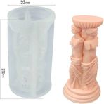 Haicheng Shop N Tarzı Roma Sütunu Silikon Mum Kalıbı Dıy Venüs Kokulu Insan Vücudu Kalıp Mum Yapma Kavanozları Sanat Heykel Modeli Balmumu Kalıp El Sanatları Hediyeler (Yurt Dışından) - Mum Yapımı - Renkli