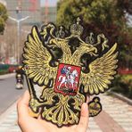 Haicheng Shop N6-BT3828 Stili Rus Bayrağının Farklı Stilleri Ulusal Amblem Yamaları Ince Ceket Üzerinde Demir Kartal Nakış Giyim Aksesuarları Biker Yamaları (Yurt Dışından) - Renkli