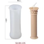 Haicheng Shop NO.135 Stili Roma Sütunu Mum Kalıp Dıy Venüs Kokulu Insan Vücudu Kalıp Yapımı Kavanoz Sanat Heykel Modeli Balmumu Kalıp El Sanatları Hediyeler (Yurt Dışından) - Mum Yapımı - Renkli