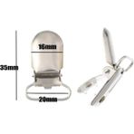 Haicheng Shop No.2 Tarzı Acifier Klip Kurşunsuz Metal Bebek Tutacağı Yatıştırıcı Emzik Çok Renkli Mam Bebek Kukla Klipleri Meme Uçları Tutucu Bebek Emziği (Yurt Dışından) - NO:1