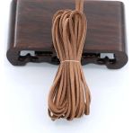 Haicheng Shop No.26 Tarzı 5 Metre Deri Tanga Kordon Düz Faux Süet Dize Iplik Dıy Bilezik Bulguları Halat Dize Takı Yapımı Için 3mm Kalınlık (Yurt Dışından) - Renkli - No: 1