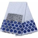 Haicheng Shop No.26 Tarzı Alisa Mor Fransız Net Dantel Tül Kumaş Nakış Taşlar ile 5 Yardspiece Afrika Dantel Nijeryalı Örgü Kumaş Için Parti Elbise (Yurt Dışından) - Renkli