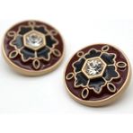 Haicheng Shop No.3 Tarzı 25 mm Lkeran Yeni 5 Adet Çoklu Stiller High-End Metal Düğmeler Çift Kakma Inci Dikiş Düğmesi Giyim Için Ceket Yün Düğmeler (Yurt Dışından) - Renkli