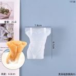 Haicheng Shop No.5 Tarzı 3D Vücut Mum Kalıp Silikon Dıy Kristal Epoksi Reçine Alçı Kalıp El Sanatları Takı Dekorasyon Acessories Insan Şekli Araçları (Yurt Dışından) - Mum Yapımı - Renkli