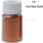 Haicheng Shop No.5 Tarzı Bakır Metalik Boya Toz Alçı Mücevherli Metal Tonları Mika Inci Tozu Pigment Boya Epoksi Reçine Sabun Yapımı (Yurt Dışından) - Renkli