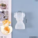 Haicheng Shop No.6 Tarzı Dıy Mum Kalıp 3D Sanat Insan Vücudu Heykel Modeli Kadın Erkek Hamile Silikon Kalıplar El Yapımı Sabun Kalıp Aromaterapi Balmumu Kalıp (Yurt Dışından) - Mum Yapımı - Renkli