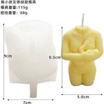 Haicheng Shop No.8 Stili 3D Roma Sütunu Mum Kalıbı, Dıy Sanat Insan Vücudu Mum Kalıbı, Mum Yapımı Kavanoz, Sanat Heykel Mum Modeli, Mum Kalıbı (Yurt Dışından) - Renkli
