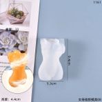 Haicheng Shop No.8 Stili 3D Vücut Mum Kalıp Silikon Dıy Kristal Epoksi Reçine Alçı Kalıp El Sanatları Takı Dekorasyon Acessories Insan Şekli Araçları (Yurt Dışından) - mum yapımı - Renkli