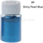 Haicheng Shop No.8 Stili Bakır Metalik Boya Toz Alçı Mücevherli Metal Tonları Mika Inci Tozu Pigment Boya Epoksi Reçine Sabun Yapımı (Yurt Dışından) - Renkli