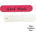 Haicheng Shop Pembe Etiketler 36 Adet Tarzı Beş Renk El Yapımı Baskı Logo Giyim Için Pu Deri Etiketler Giysiler Için El Yapımı Cilt Etiketi Iğne Oyaları Için El Yapımı Etiketler (Yurt Dışından) - Renkli - No: 1