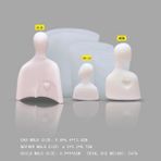 Haicheng Shop RS1-1273 Stili Portre Aromaterapi Mum Kalıpları Mum Yapımı Için Sabun Silikon Kalıp Insan Vücudu Silikon Kalıp Dıy Mum Aracı Kil Kalıp (Yurt Dışından) - Renkli