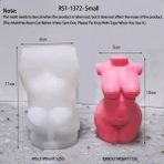 Haicheng Shop RS1-1372-KÜÇÜK Stil 3D Insan Vücudu Mum Kalıp Silikon Sanat Hamile Kadın Modeli Kalıpları Epoksi Reçine Kalıp El Sanatları Için Dıy Sabun Balmumu Epoksi Alçı Kalıp (Yurt Dışından) - Mum Yapımı - Renkli