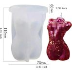 Haicheng Shop RS1-816 Stili 3D Insan Vücudu Mum Kalıp Silikon Sanat Hamile Kadın Modeli Kalıpları Epoksi Reçine Kalıp El Sanatları Için Dıy Sabun Balmumu Epoksi Alçı Kalıp (Yurt Dışından) - Mum Yapımı - Renkli