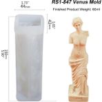 Haicheng Shop RS1-847 Stili 3D Insan Vücudu Mum Kalıp Silikon Sanat Hamile Kadın Modeli Kalıpları Epoksi Reçine Kalıp El Sanatları Için Dıy Sabun Balmumu Epoksi Alçı Kalıp (Yurt Dışından) - Mum Yapımı - Renkli