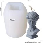 Haicheng Shop Rx-46 Stili Dıy Venüs Mum Kalıp Sanat Mum Silikon Kalıp Koku Insan Şekilli Mum Yapımı Balmumu Alçı Kalıp Handmad (Yurt Dışından) - Renkli