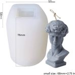 Haicheng Shop Rx-46 Stili Dıy Venüs Roma Sütunu Mum Kalıbı Sanat Mum Silikon Kalıp Koku Insan Şekilli Mum Yapımı Balmumu Alçı Kalıp (Yurt Dışından) - Renkli