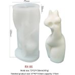 Haicheng Shop Rx-86 Stili Yeni Büyük Insan Vücudu Mum Kalıp Kadın Silikon Kalıp Dıy Buz Küpü Alçı Sabun Kalıpları Mum Yapımı Kiti Ev Dekorasyon Hediyeleri (Yurt Dışından) - Renkli