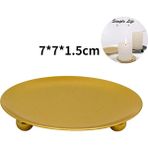 Haicheng Shop Sarı Şamdan Stili Çapraz Şekil Mum Kalıbı Dıy Geometrik Yapı Taşı Şekilli Plastik Kokulu Mum Kalıbı Sabun Kalıbı Akrilik Yaratıcı Mum Kalıbı (Yurt Dışından) - Mum Yapımı - Renkli