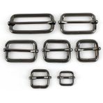 Haicheng Shop Silahsiyah Stil 38MM 5 Adet Metal Slaytlar Tri-Glides Makaralı Tokalar Çanta Askısı Kaydırıcı Ayar Kemer Tokası Çanta Dıy Konfeksiyon Aksesuarları (Yurt Dışından) - Renkli