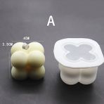Haicheng Shop Silikon Mum Kalıp Stili Dıy 3D Mum Kalıp El Yapımı Aromaterapi Soya Balmumu Mum Silikon Kalıp Alçı Mumlar Kalıp Uv Epoksi Reçine Sabun Kalıpları (Yurt Dışından) - Mum Yapımı - Renkli