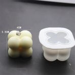 Haicheng Shop Stil 2 Stili Geometri Soya Balmumu Mumları Silikon Kalıp Elma Soğan Şekli Aromaterapi Mum Yapma Kalıpları 3D Mumluk Sabun Formu Kek El Sanatları (Yurt Dışından) - Mum Yapımı - Renkli