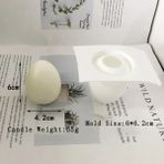 Haicheng Shop Stil 7 Stili Geometri Soya Balmumu Mumları Silikon Kalıp Elma Soğan Şekli Aromaterapi Mum Yapma Kalıpları 3D Mumluk Sabun Formu Kek El Sanatları (Yurt Dışından) - mum yapımı - Renkli