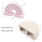 Haicheng Shop Stil B1 Stili Yaratıcılık Nervürlü U Şekilli Mum Silikon Kalıp Kemer Konik Curl Mum Kalıbı Nordic Uzay Dekorasyon Süsleri Aromatik Mumlar (Yurt Dışından) - Mum Yapımı - Renkli