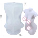 Haicheng Shop U Tarzı Roma Sütunu Silikon Mum Kalıbı Dıy Venüs Kokulu Insan Vücudu Kalıp Mum Yapma Kavanozları Sanat Heykel Modeli Balmumu Kalıp El Sanatları Hediyeler (Yurt Dışından) - Mum Yapımı - Renkli