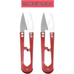 Haicheng Shop UJ02 2 Adet Tarzı Ewing Iplik Kesici Makası Çapraz Dikiş Nakış Veya Iğne Oya Malzemeleri Için Ors Makası Iplik Ors (Yurt Dışından) - Renkli - No: 1