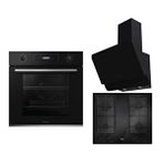 Haier 3'lü Ankastre Set Gazlı Ocak (hwos2bfa2h4a-havg6tbp/tk-hadg6cs2bght) Siyah