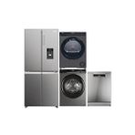 Haier 4'lü Beyaz Eşya Seti (hcw58f18ewmp-hw90-b14939s8-hd90-a2939re-xf6b2m3px) Gri