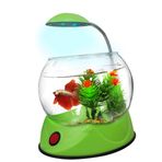 Hailea V 02 1.8 lt Led Aydınlatmalı Yeşil Fanus