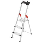 Hailo 8040307 XXL EasyClix emniyet merdiveni, 5 adım, 235 cm/130 mm
