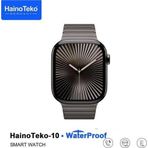 Haino Teko HainoTeko Watch Ultra 10 Amoled Ekran WaterProof 3 Kordonlu Akıllı Saat Siyah