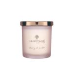 Hairitage Light Me Up Cherry & Amber Kokulu Mum - Pamuk Fitil ve Soya Balmumu Karışımı - Aromaterapi Tek Fitil Mum - Kadınlar ve Erkekler için Rahatlatıcı Mum Hediyesi - 7 oz. Kavanoz