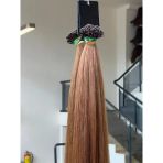 Hairpim Mikro Kaynak Professional (0.8 Gr) Açık Kumral 50 Adet 70 Cm Yeni Nesil Kaynak Saç Mk717