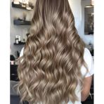 Hairpim Professional (0.8 Gr) Açık Küllü Bej Kumral 50 Adet 70 Cm Yeni Nesil Kaynak Saç Hp376