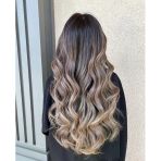 Hairpim Wavy (0.8 Gr) Kestane Ombreli Bej Kumral 50 Adet 60 Cm Yeni Nesil Kaynak Saç Hp390