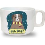 Hairy Pawter Baskılı Seramik Beyaz Kahve Kupası - 1 Adet - 199 ml
