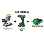 HAIS Haispro Set-10 (gönye Kesme Makinasi 210 Mm 1700 Watt Hm9083a+darbeli Matkap Rb-db2102)