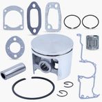 Haishine Husqvarna 266 268 Chainsaw için 50 mm Piston Halkası İğneli Rulman ve Komple Motor Conta Seti, Dayanıklı Testere Yedek Parçaları, Testerenizi Yükseltmek için 501 65 94-03/501 52 26-04'ü