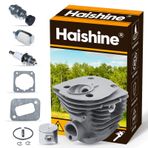 Haishine Husqvarna 350 346 351 353 için 44 mm Silindir Piston Contası Dekompresyon Valfi Kiti Aksesuar Motor Parçaları