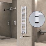 Haiti 300x1500 Düz Beyaz Parlak Oned on off Sağ 300 Watt Elektrikli Havlupan