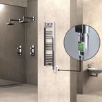 Haiti Düz Krom 200 Watt 300x1100 cm Termostatlı Elektrikli Havlupan