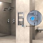 Haiti Düz Krom Musa 200 Watt 400x800 cm Termostatlı Elektrikli Havlupan