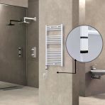 Haiti Elektrikli 300 Watt 500x1000 cm Düz Beyaz Oned On Off Termostatlı Sol Havlupan